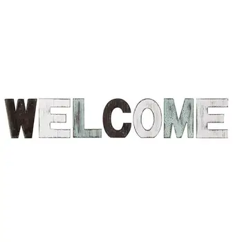 

1 Set American Retro WELCOME Decoration Home Furnishings 3D Desktop Ornament