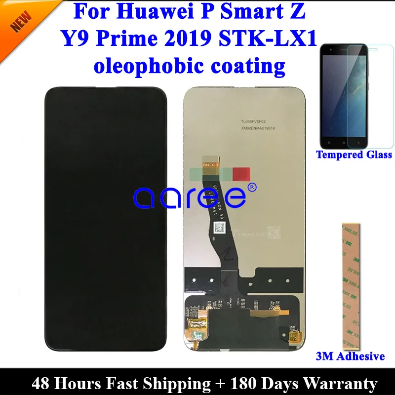 Tela LCD testada para Huawei, P Smart Z, Huawei Y9 Prime 2019