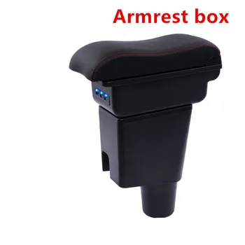 

For KIA morning picanto JA Armrest box central Store content box with cup holder ashtray with USB interface
