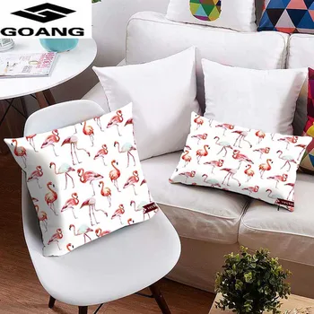 

GOANG chair sofa cushion inner pillow 100% cotton filler core luxury modern home decoration flamingo cushioncover 40x40/50x75cm