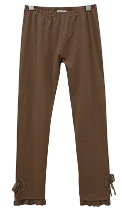 brown 2189 Женские тонкие леггинсы в стиле Mori Girl, винтажные леггинсы с эластичной резинкой на талии, повседневные леггинсы для фитнеса, однотонные базовые леггинсы в стиле ретро, Mujer Leginsy 2189 - Цвет: brown 2189