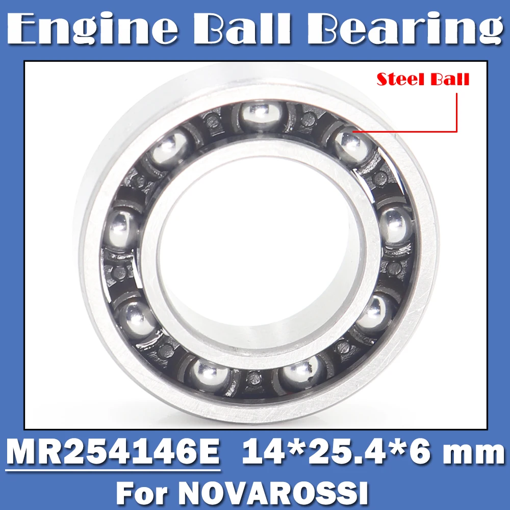 

MR254146E 14*25.4*6 mm T46 Engine Rear Ball Bearing ( 1 PC ) C3 Bearings For NOVAROSSI OS 16000 9 Ball RC Car