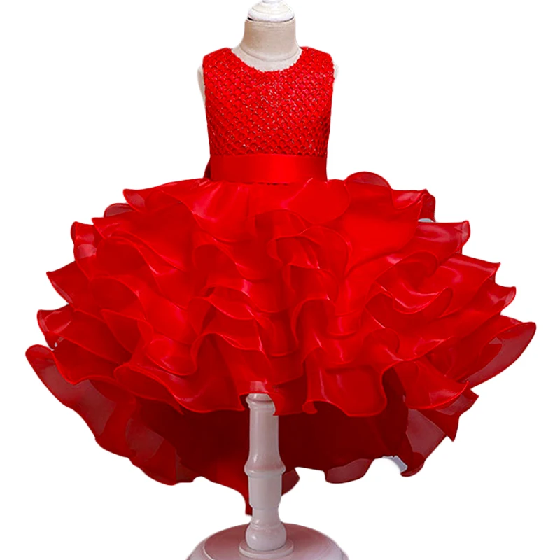 ChristmasBabyGirlsDressPrincessElegantToddlerKidsWeddingBall