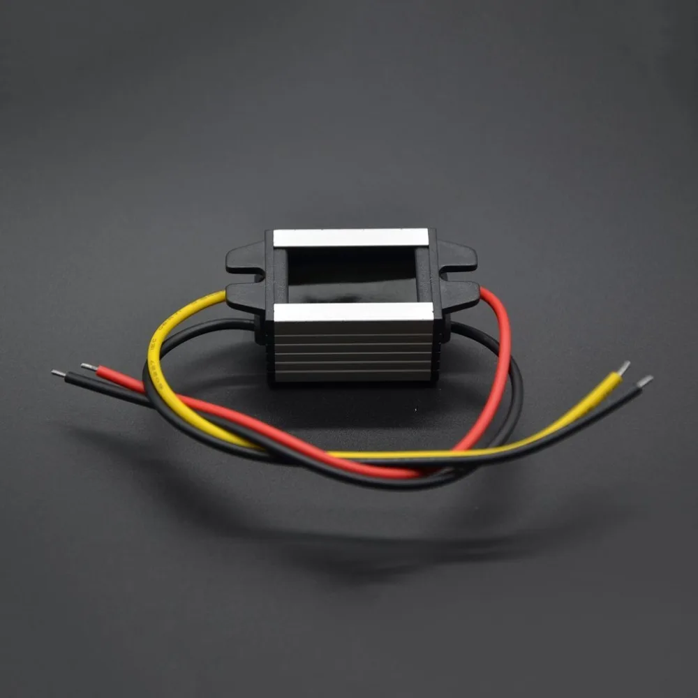

Waterproof DC to DC Converter 12V to 3-9V 2A 3A Auto Car Power Module Supply Copper Cord Step-Down Voltage Regulator