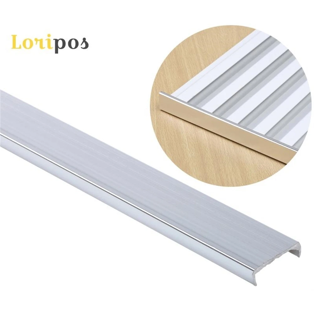 Aluminium Slot Strip Wall Mount Board Edge Cover Shelf Plate Grooves Protection Bar Rail Pole Slotted Guard Rod | Мебель