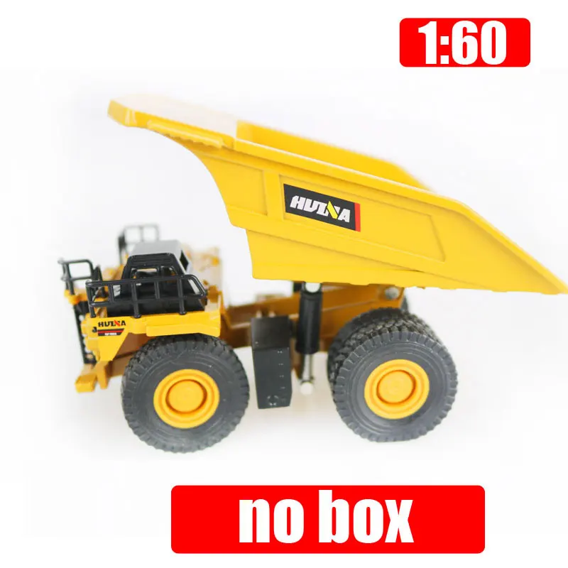 Hui Na 1:60 Alloy Engineering Vehicle Model Excavator Dump Truck Wheel Loader Car Model Boy Toys Birthday Present Gifts - Цвет: no box truck