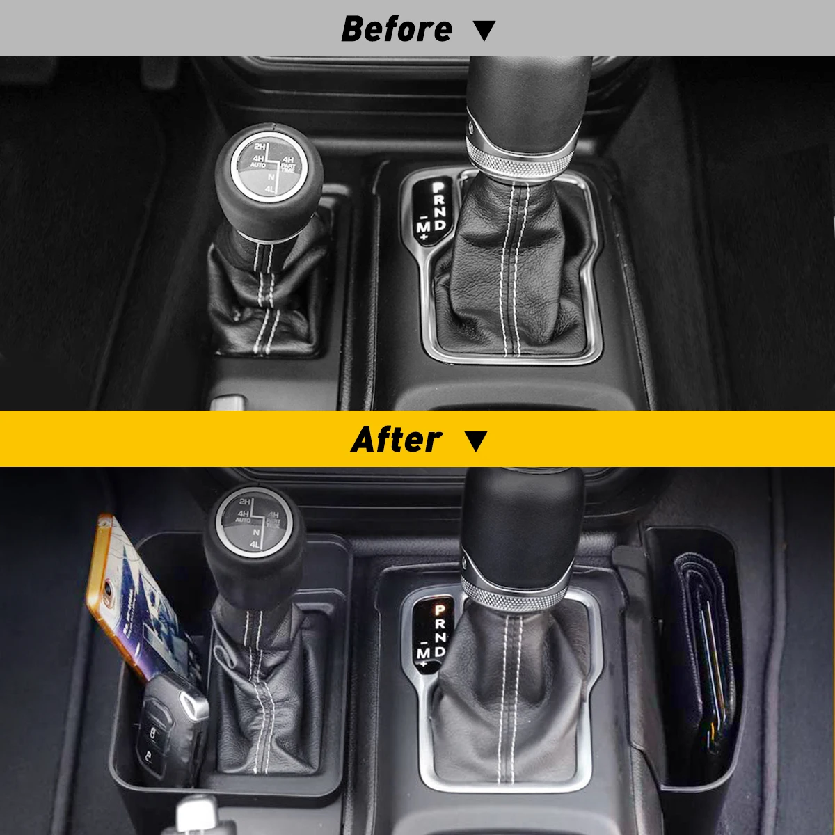 Для Jeep Wrangler JL JLU 18 19 внутренняя коробка переключения передач боковой ящик для хранения автомобильный отсек для уборки гладиатора JT 20 автомобильные аксессуары