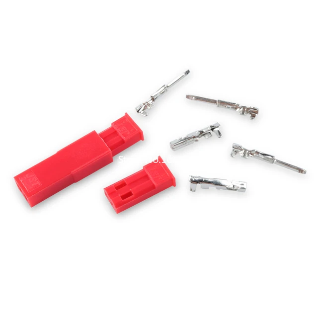 Mini Stecker 2 Polig JST / BEC Stecker & Buchsen Crimp-Set – 10 Paare (20 Teile) Für 7,4V LiPo Akkus In Modellbau & Elektronik JST BEC Stecker Set - Foto 2