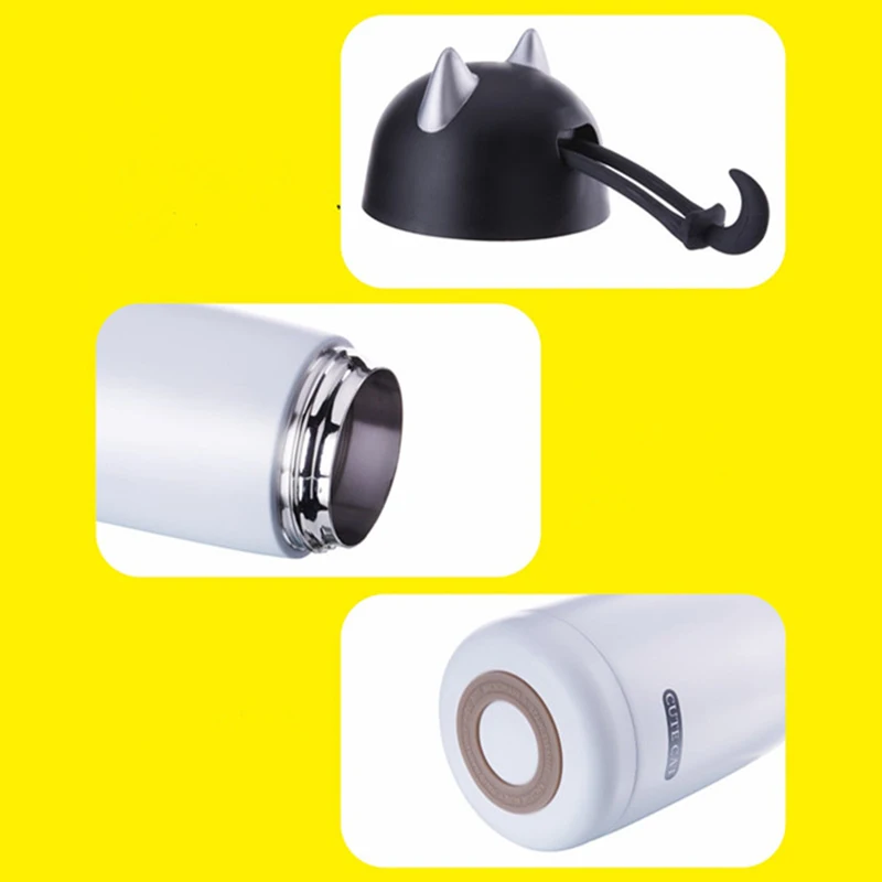 330Ml Stainless Steel Vacuum Cup Kids Mug Drinkware Portable Children Thermal Bottle Tumbler