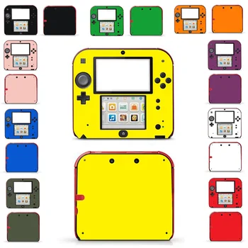 

Ten Pure Clean Solid Colours Vinyl Skin Sticker Protector for 2DS skins Stickers
