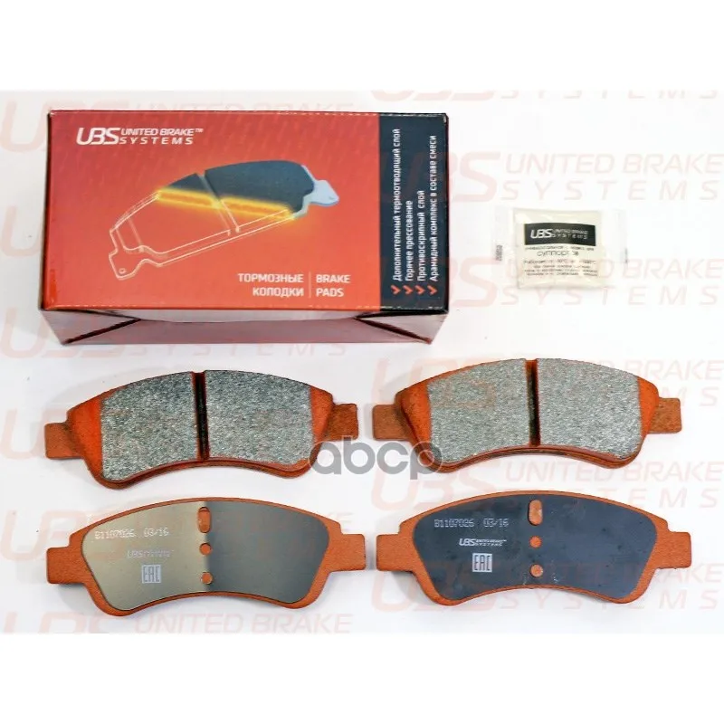 Колодки Тормозные Дисковые | Зад | Citroen Jumper 06-/11-/Fiat Ducato 06-/ 11-/Peugeot Boxer 06-/11- UBS арт. B1107026
