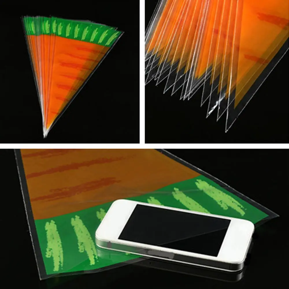 20шт пасхальные кролики морковь конфеты мешок подарки сумки печенье конусов прозрачный пластиковый мешок Дети День рождения украшения