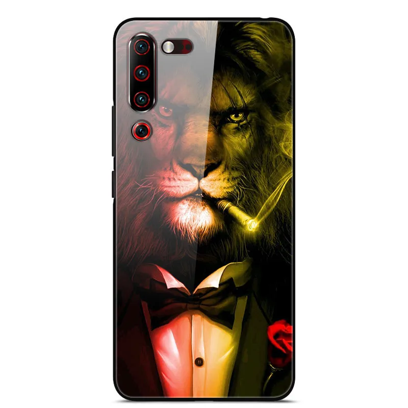 24 Для lenovo Z6 Pro Чехол Z6 Lite закаленное стекло жесткая задняя крышка чехол для телефона s Для lenovo Z6Pro Z 6 Z6Lite защитный силиконовый бампер - Цвет: 24