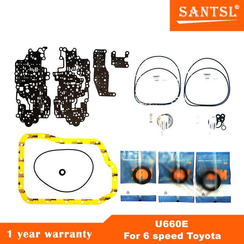 

U660E Auto Transmission Master Rebuild Kit Overhaul Fit For Toyota Highlander 3.5L Car Accessories Transnation