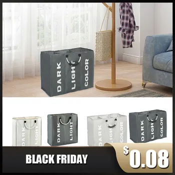 

Square Folding Laundry Basket Dirty Clothes Laundry Hamper With handle Storage Bucket Home Toys Bin 3 Size