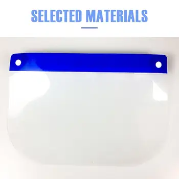 

1/2/6pcs Safety Faceshield Clear Full Face Cover Protective Anti-fog Dust-proof Tool Premium PET Material Face Eyes Sheild Cover