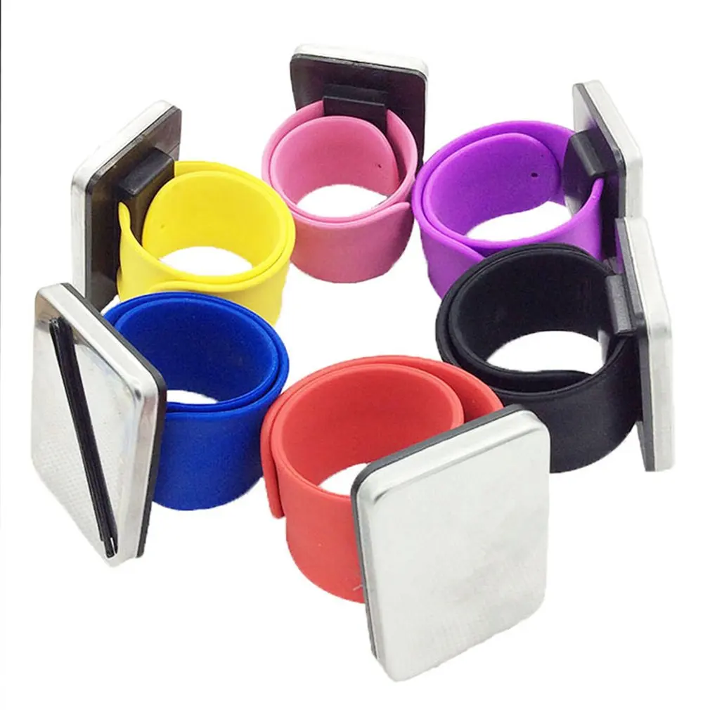 Styling Tools Beauty Salon Magnetic Wrist Band Hairpin Card Magnet Pat Ring Shape Watch With Hair Clips Accessories | Красота и