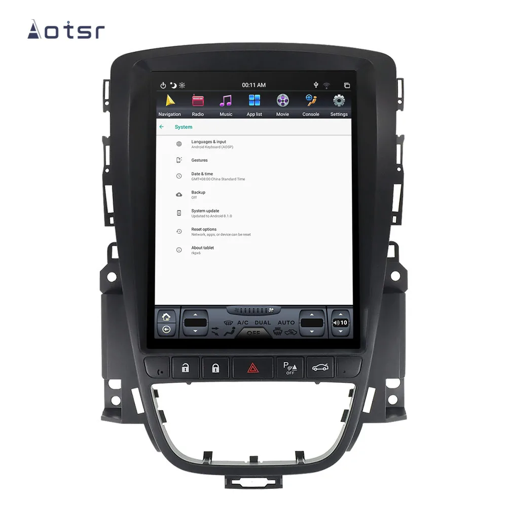 Clearance Android 8.1 Tesla Car DVD Player GPS navigation For Opel Vauxhall Holden Astra J 2010-2013 CD400 multimidia player radio stereo 4