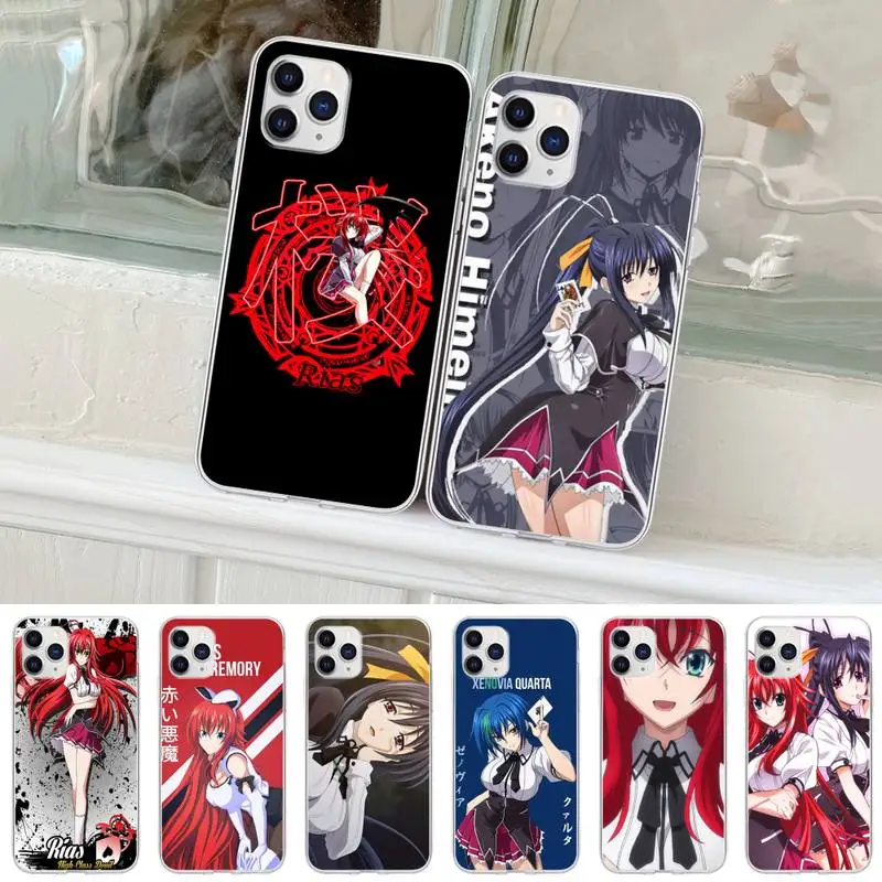Чехол Akeno Rias Gremory Dxd для телефона старшей школы Huawei P30 P20 Pro P40 Mate 20 Lite P Smart Z Y5 Y6 Y7 2019
