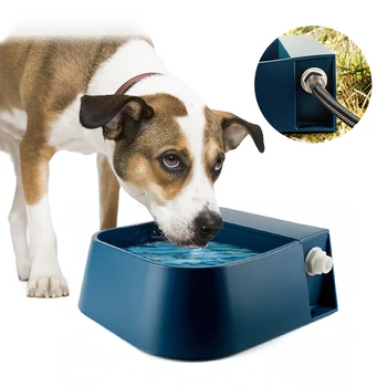 

Water Feeder Non Slip Automatic Pet Supplies Daily With Nut Feeding Large Capacity Easy Clean Float Bowl Dog Cat Home Garden 2L