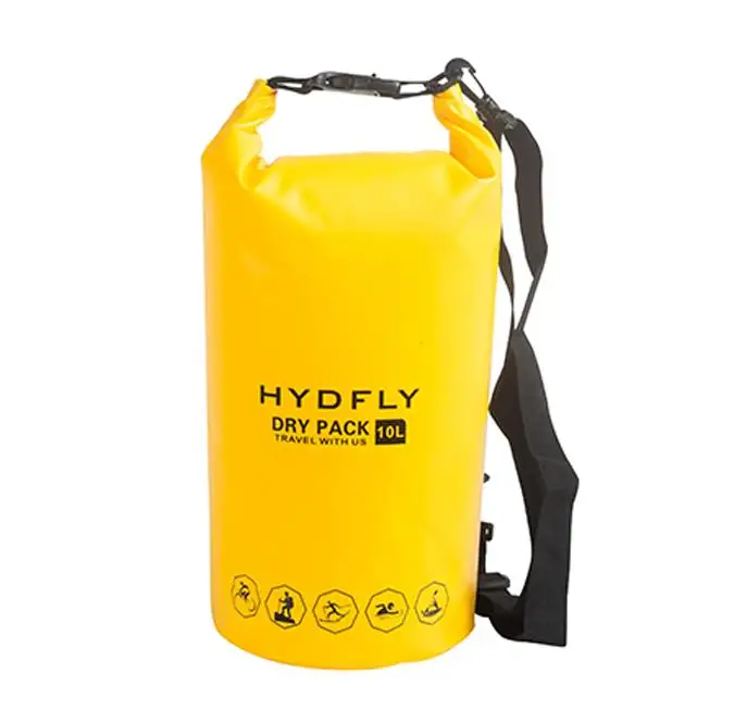 Yellow 10L 5L 10L Hydfly спортивная водонепроницаемая герметичная морская сумка для плавания сумка для воды для пляжного серфинга бикини Пляжная сумка для водного спорта - Цвет: Yellow 10L