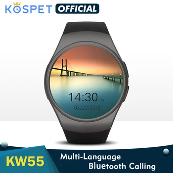 

KW18 Bluetooth Call Smart Watch Men Heart Rate Monitor Tracket KW55 Smartwatch with sim TF card For Android IOS Xiaomi Phone