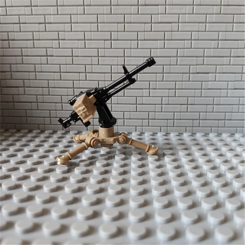Nsv Mitragliatrice Pesante Soldati Di Guerra Moc Città Swat Pistola Polizia Armi Militari Parti Accessori Action Figures Mini Block Giocattoli