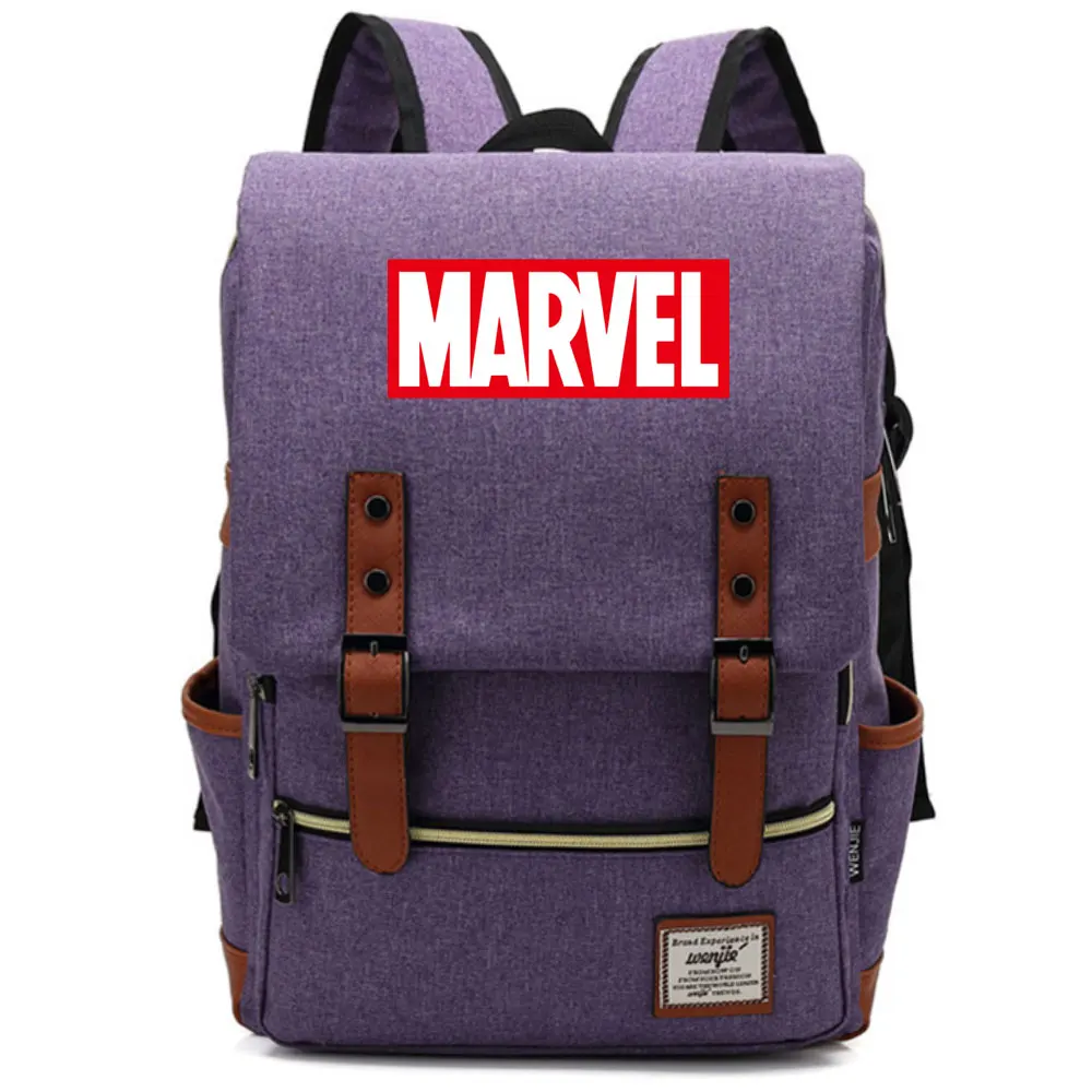 02 MARVEL Оксфорд рюкзаки тканевые буквы Marvel унисекс для мальчиков и девочек детский сад Школьная Сумка подростковая Детские рюкзаки - Цвет: 02
