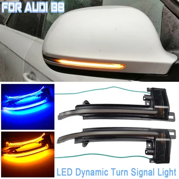 

LED Dynamic Turn Signal Light Flowing Water Blinker Flashing Light For Audi A4 A5 B8.5 B8 RS5 RS3 A3 8P S5 RS4 A6 Q3 A8 D3 8K