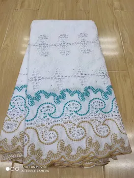 

White Nigerian Swiss Voile Cotton Lace Fabric 2020 Swiss Voile Lace In Switzerland High Quality African Swiss Dry Lace Fabric 13