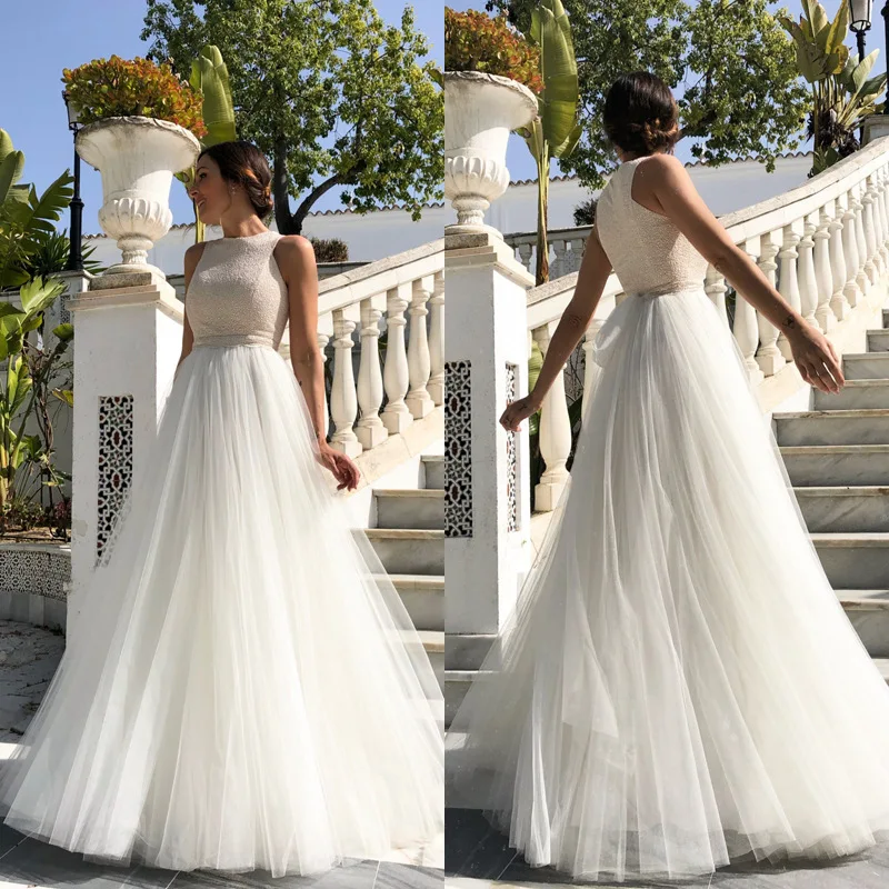 simple net gown