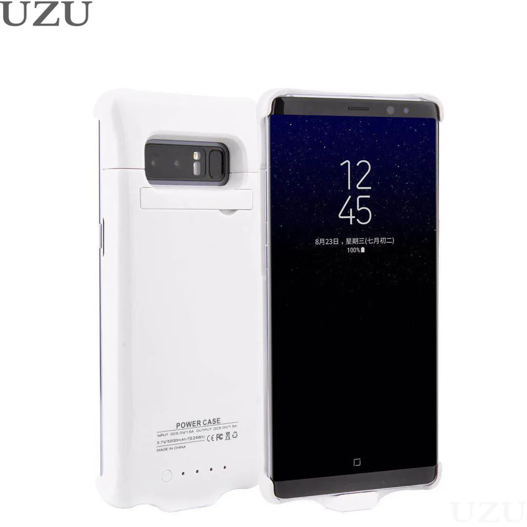 5200 мАч Высокая емкость батарея зарядное устройство чехол для samsung Galaxy Note 8 Внешняя беспроводная зарядная крышка для samsung Galaxy Note 8