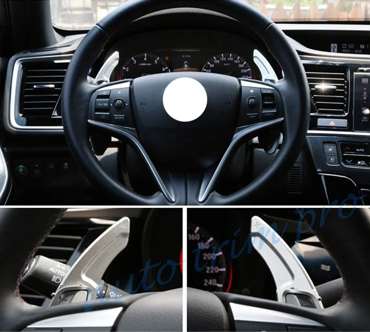 Pair Shift Paddle Shifter Удлинительное рулевое колесо подходит для Honda CDX MDX ILX RDX Spirior Odyssey Accord