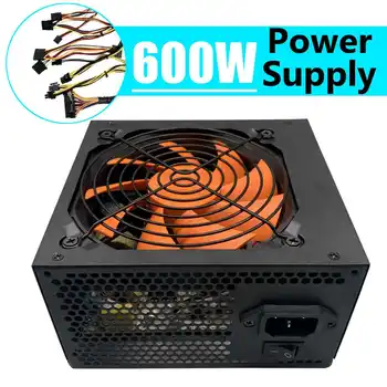 

110V-230V 600W Power Supply PSU PFC Silent Fan ATX 24pin 12V PC Computer 4 SATA Gaming PC Power Supply For Intel AMD Computer