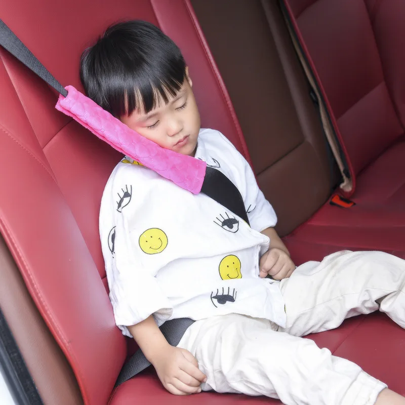 1 Piece Baby Children Safety Strap Thick Plush Fabric Car Seat Belts Pillow Soft Shoulder Protection Pad Cushion Neck Seat Belt