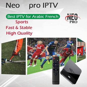 

H96 MINI H8 Android9.0 Box Neo pro RK3228A Quad core Cortex A7 2G/16G 4K BT4.0 Set Top Box Arabic Spain France Subscription