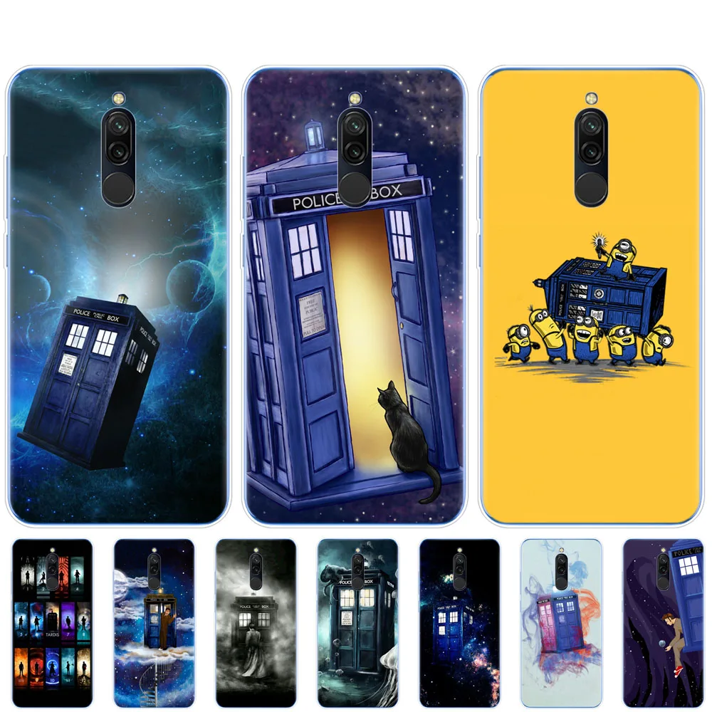 Силиконовый чехол для xiaomi redmi 8a 8 note PRO 8T 9S mi 10 NOTE MI 9 lite Tardis Box Doctor Who | Мобильные