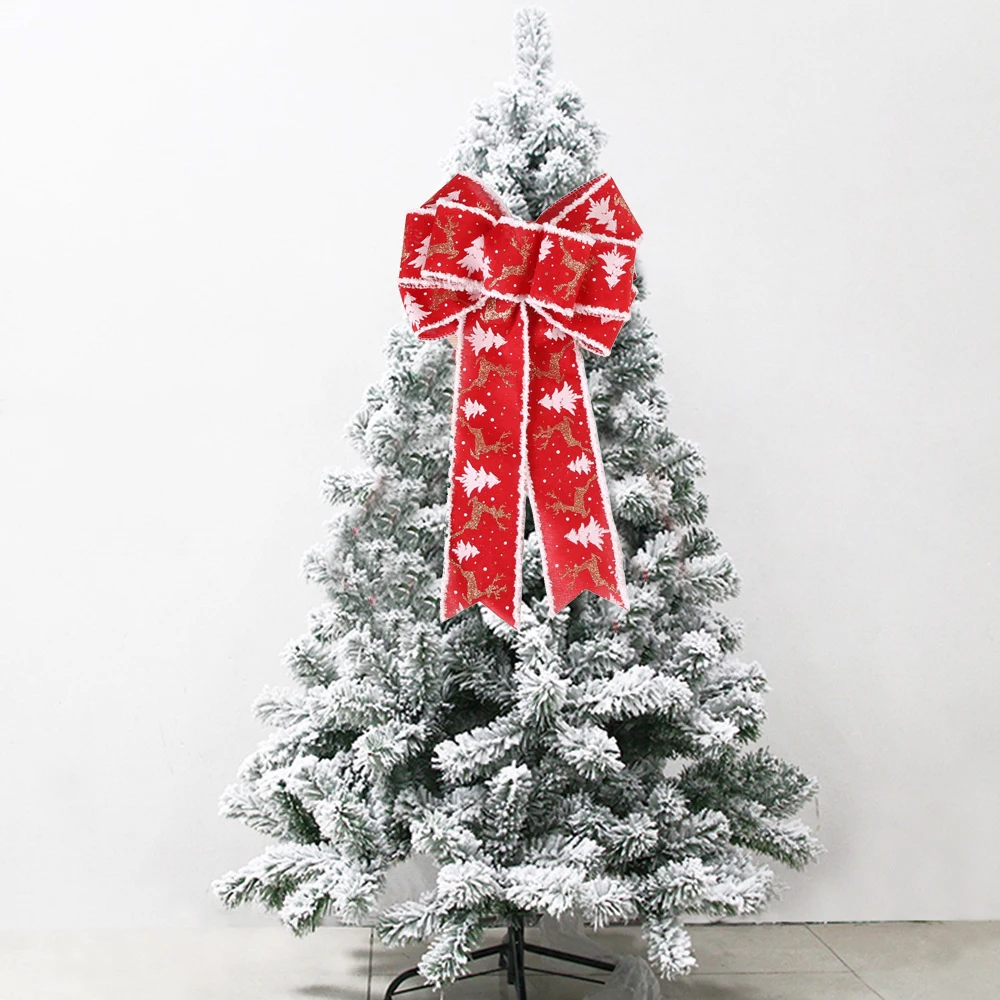 Hot Selling Christmas Ribbon Bow Tree Decoration Tn A Variety Of Colors And Styles | Дом и сад