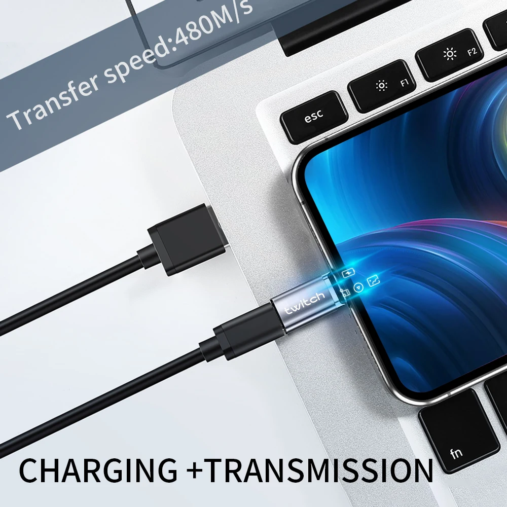 Магнитный адаптер Twitch Micro USB к C коннектор для Iphone Xiaomi Huawei Samsung зарядки|Переходники