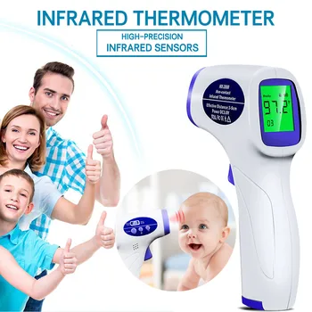 

frontal Non-contact Thermometer Infrarojo Digital Termometro Laser Infrared Temperature Gun Infrared Ir body temperature gauge