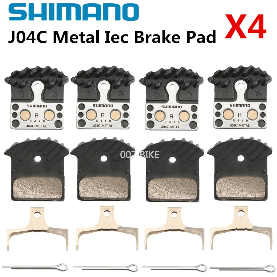 Дисковые колодки Shimano J04C Alfine XTR XT SLX DEORE дисковые Тормозные M785 M675 M7000 M8000 M9000