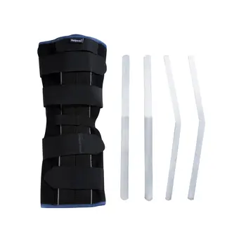 

Tri-Panel Cotton Knee Immobilizer Brace Straps with Easy to Use Loop & Lock Closures Knee Protection Adult