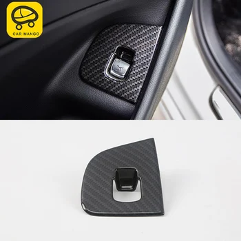 

CARMANGO For Mercedes Benz E Class W213 2017-2019 Auto Car Inner Trunk Switch Button Frame Trim Sticker Cover Interior Accessory