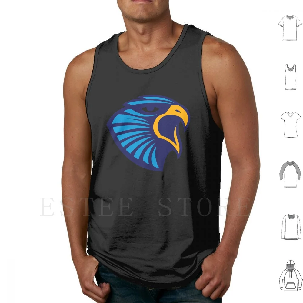 

Blue Eagle Scream Logo Tank Tops Vest Sleeveless Icon Icons Logo Logos Animal Animals Designs Clipart Graphics Face Head