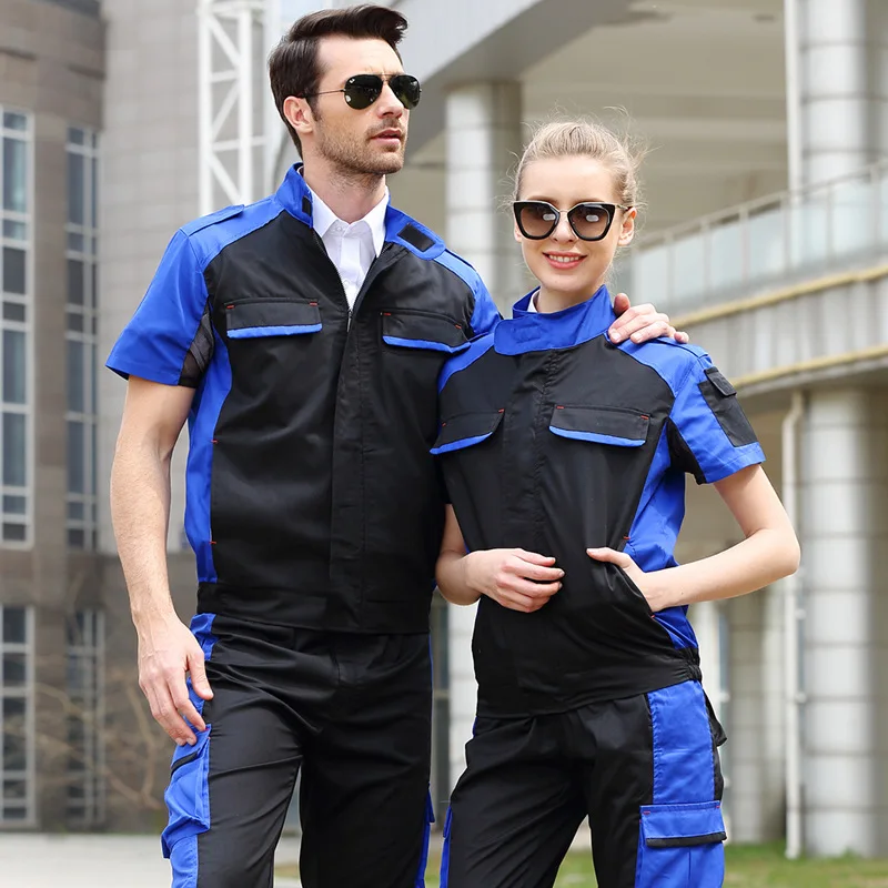 

Working Clothing Workwear Men Women Worker Coveralls Workmen Uniforms Car Repairmen Workshop Fashion Work Suit Mechanical Jacket