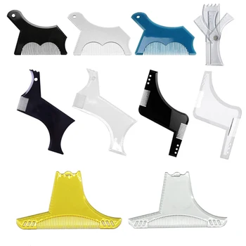 

5 Type Hair Beard Comb Beard Shaping Styling Comb Template Beard Hair Brush Trimmer Template Stencil Men Shaver Styling Tools