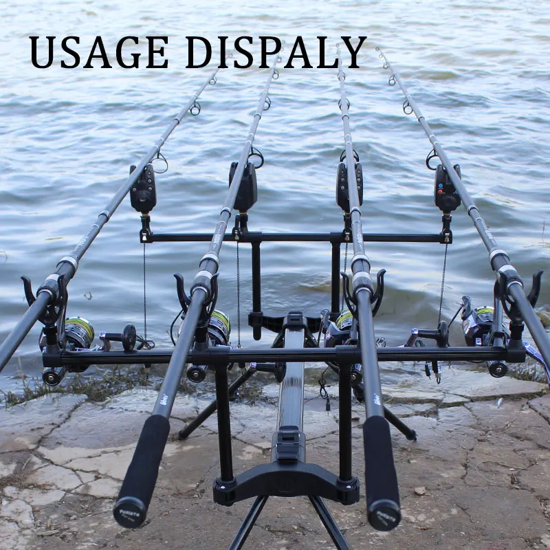 4 Pieces Carp Fishing Rod Rest Head For Fishing Bank Sticks Buzz Bar  Fishing Tackle Tools