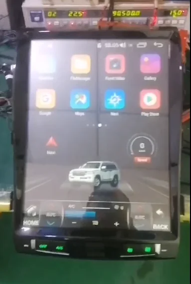 15," tesla стиль вертикальный экран android 8,1 автомобиль gps радио навигация для Toyota Land cruiser Roraima 2008