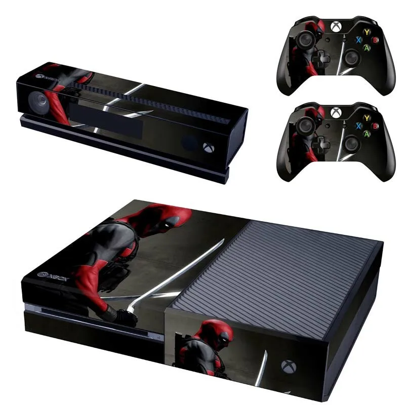 DXTM0059 Наклейка s Deadpool для xbox one, виниловые наклейки для кожи, наклейки Pegatinas Adesivo для xbox one, консоль Kinect, два контроллера - Цвет: DXTM0059