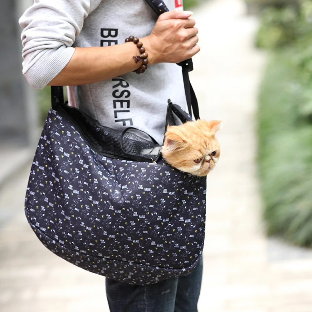 Pet Puppy Carrier S/M Открытый Путешествия собака сумка сетка Оксфорд один комфорт слинг Сумочка Сумка